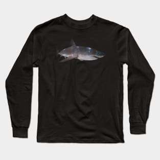 Galaxy Great White Shark Long Sleeve T-Shirt